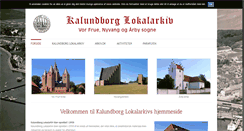 Desktop Screenshot of kalundborg-lokalarkiv.dk
