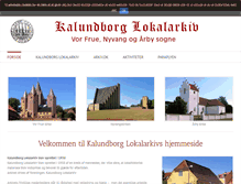 Tablet Screenshot of kalundborg-lokalarkiv.dk